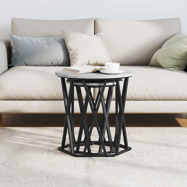 Couchtisch 2er-Set Grau Sonoma