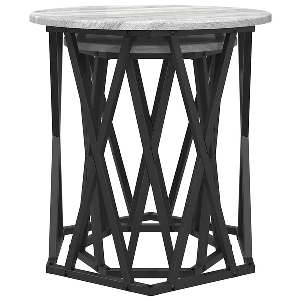 Couchtisch 2er-Set Grau Sonoma