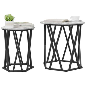 Couchtisch 2er-Set Grau Sonoma
