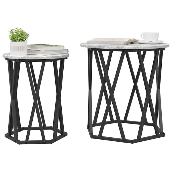 Couchtisch 2er-Set Grau Sonoma
