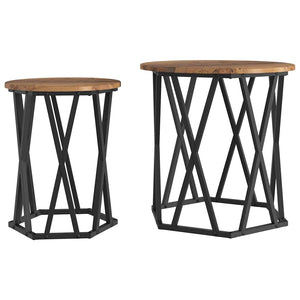 Couchtisch 2er Set Altholz