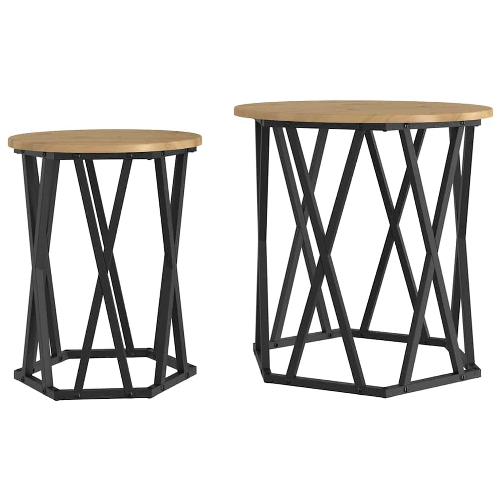 Couchtisch 2er Set Artisan Eiche