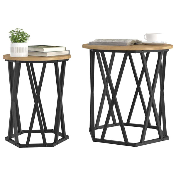 Couchtisch 2er Set Artisan Eiche