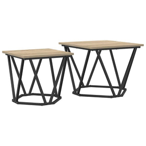 Beistelltisch Set 2tlg. Sonoma Eiche