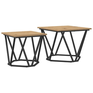 Beistelltisch Set 2er Artisan Eiche