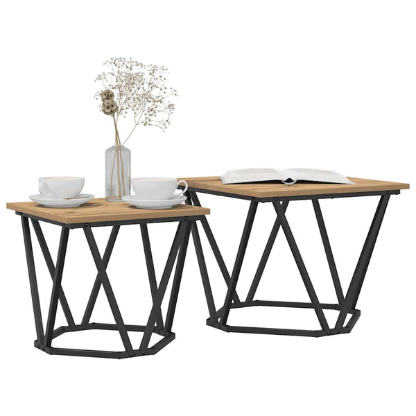 Beistelltisch Set 2er Artisan Eiche