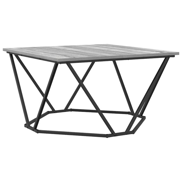 Couchtisch Sonoma Grau 80x80 cm