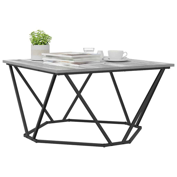 Couchtisch Sonoma Grau 80x80 cm