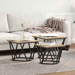 Sonoma Eiche Couchtisch 50x50 cm