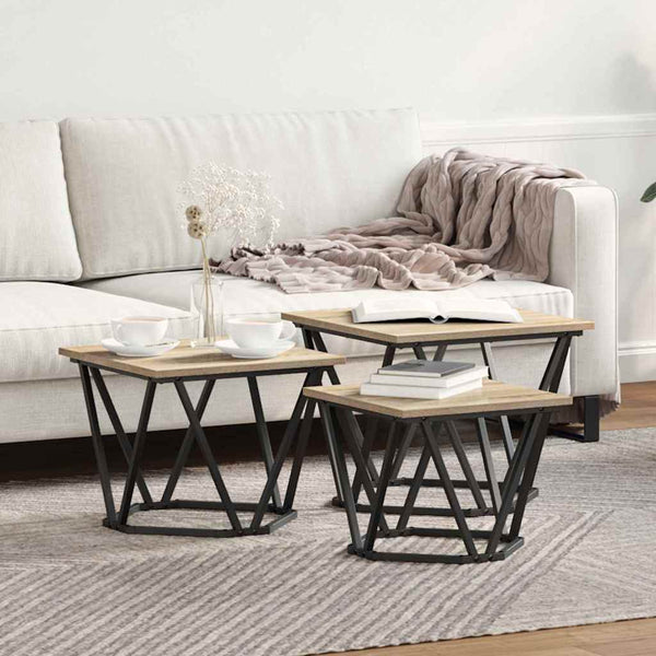Sonoma Eiche Couchtisch 50x50 cm