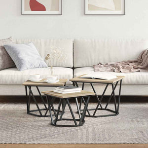 Sonoma Eiche Couchtisch 50x50 cm