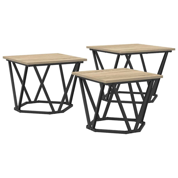 Sonoma Eiche Couchtisch 50x50 cm