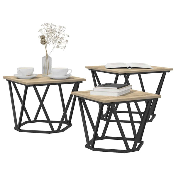 Sonoma Eiche Couchtisch 50x50 cm