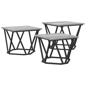 Couchtisch 3er Set Grau Sonoma