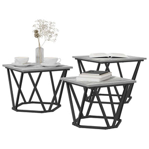 Couchtisch 3er Set Grau Sonoma