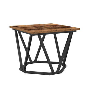 Quadratischer Couchtisch, 3er-Set