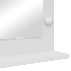 Waschtischspiegel Weiß mit LED