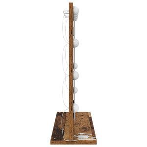 Rechteckiger Waschtischspiegel Altholz 60x55 cm