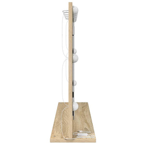 Waschtischspiegel Sonoma-Eiche 80x55 cm