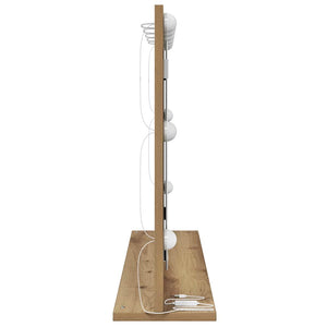 Rechteckiger Waschtischspiegel Artisan-Eiche 80x55 cm