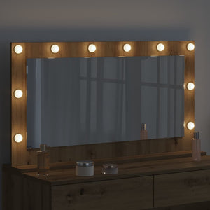 Rechteckiger Waschtischspiegel Artisan-Eiche 100x55 cm