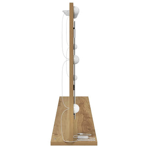 Rechteckiger Waschtischspiegel Artisan-Eiche 100x55 cm