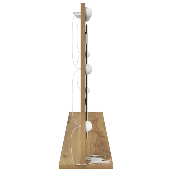 Rechteckiger Waschtischspiegel Artisan-Eiche 100x55 cm
