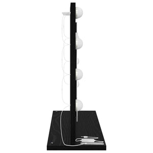 Waschtischspiegel Schwarz Eiche 60x45 cm