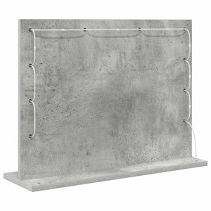 Rechteckiger Waschtischspiegel Betongrau 60x45 cm