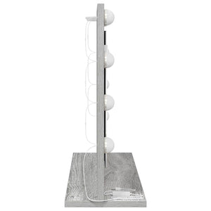 Rechteckiger Waschtischspiegel Grau Sonoma 60x45 cm