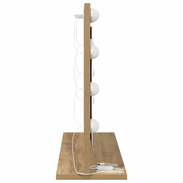 Rechteckiger Waschtischspiegel Artisan-Eiche 60x45 cm