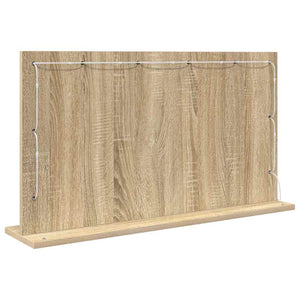 Rechteckiger Waschtischspiegel Sonoma-Eiche 80x45 cm