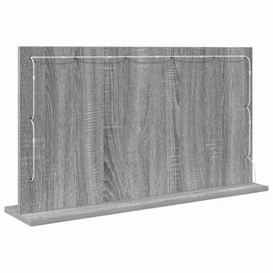 Rechteckiger Waschtischspiegel Grau Sonoma 80x45 cm