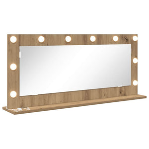 Rechteckiger Waschtischspiegel Artisan Eiche 100x45 cm