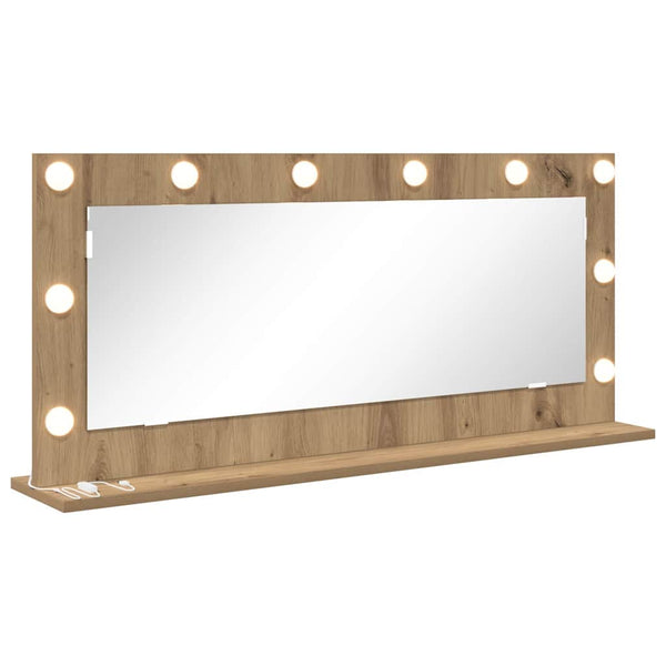 Rechteckiger Waschtischspiegel Artisan Eiche 100x45 cm