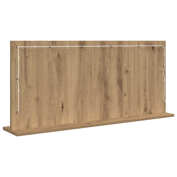 Rechteckiger Waschtischspiegel Artisan Eiche 100x45 cm