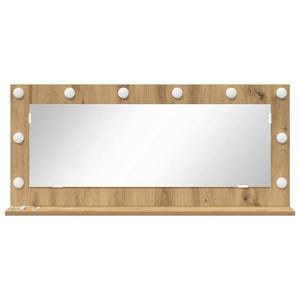 Rechteckiger Waschtischspiegel Artisan Eiche 100x45 cm