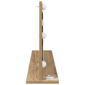 Rechteckiger Waschtischspiegel Artisan Eiche 100x45 cm