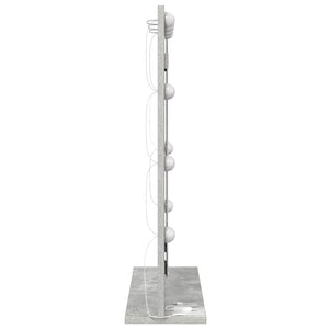 Rechteckiger Waschtischspiegel Betongrau 70x50 cm