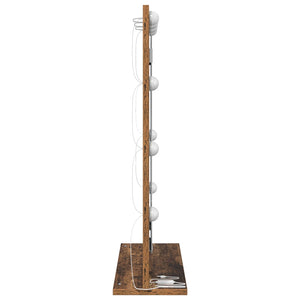 Rechteckiger Waschtischspiegel Altholz 70x50 cm