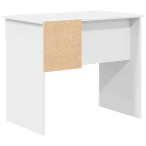 vidaXL Bureau avec tiroirs Blanc 90 x 49 x 75 cm Bois d'ingénierie