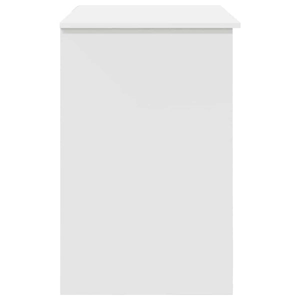 vidaXL Bureau avec tiroirs Blanc 90 x 49 x 75 cm Bois d'ingénierie