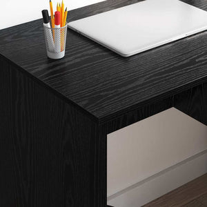 Schreibtisch Schwarz Eiche 90cm