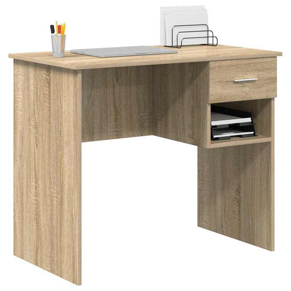 Schreibtisch Sonoma Eiche 90 cm