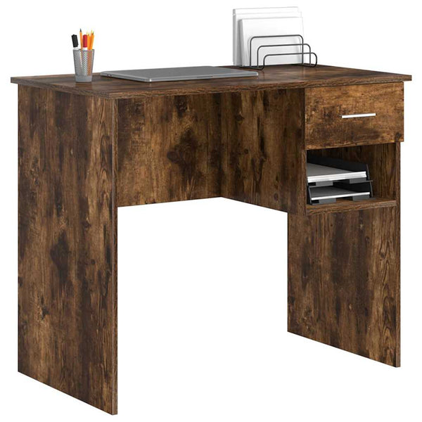 Schreibtisch Geräucherte Eiche 90x49 cm
