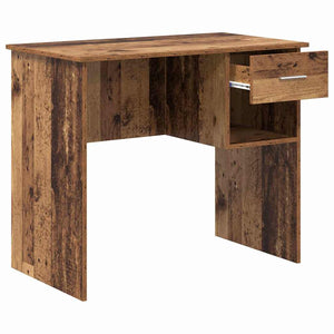 Schreibtisch mit Regal Altholz