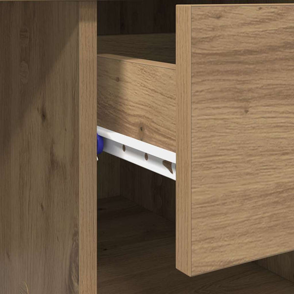 vidaXL Bureau chêne artisanat 90 x 49 x 75 cm Bois d'ingénierie