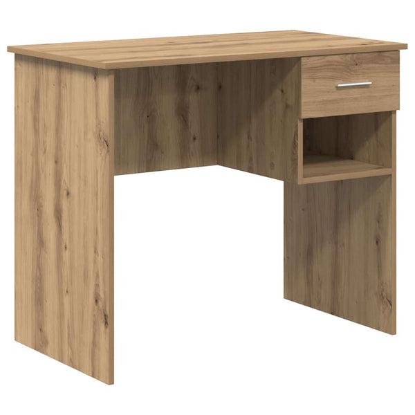vidaXL Bureau chêne artisanat 90 x 49 x 75 cm Bois d'ingénierie