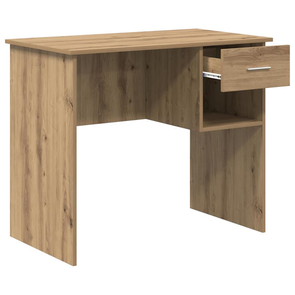 vidaXL Bureau chêne artisanat 90 x 49 x 75 cm Bois d'ingénierie