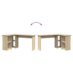 Schreibtisch Sonoma-Eiche 142x102 cm